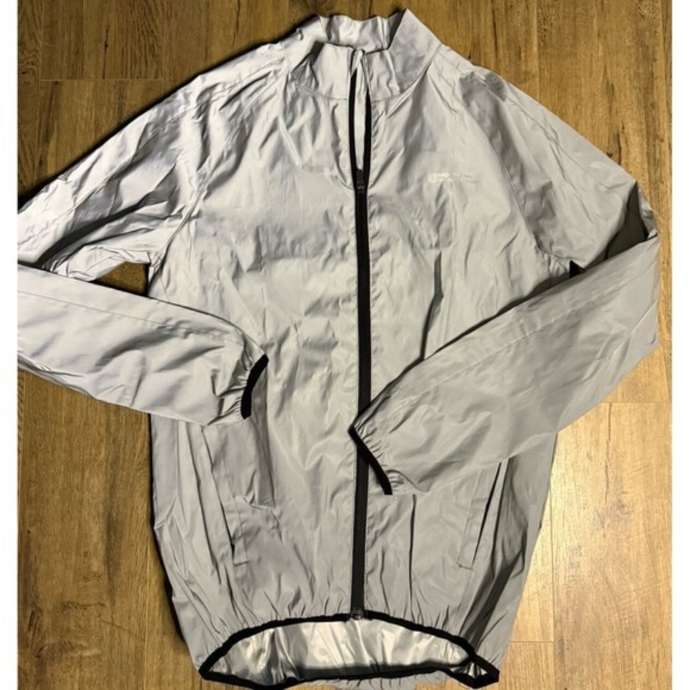 Mountain Warehouse Active Silver‎ Reflective Cycling Jacket Windbreaker Mens S